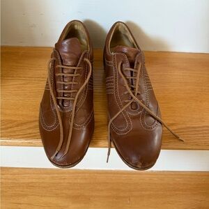 Brown Leather Men's Shoes by Jean Pierre